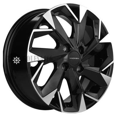 Khomen Wheels KHW1402 (Vaz/Datsun) Black-FP 5.5x14/4x98 D58.5 ET35  