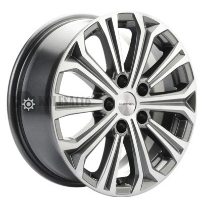 Khomen Wheels KHW1610 (Optima) Gray-FP 6.5x16/5x114.3 D67.1 ET41  