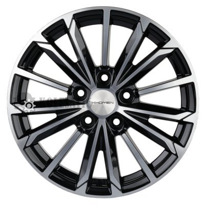 Khomen Wheels KHW1611 (Mazda 3) Black-FP 6.5x16/5x114.3 D67.1 ET45  