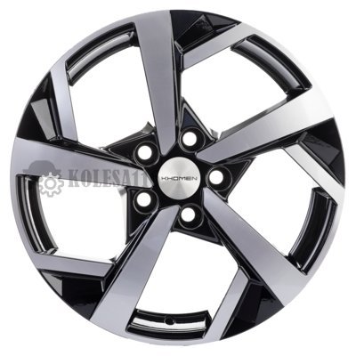 Khomen Wheels KHW1712 (Jetta) Black-FP 7x17/5x112 D57.1 ET54  