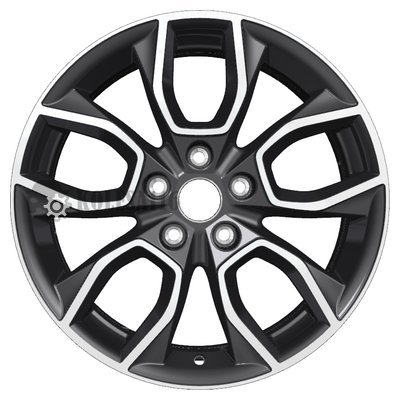 Khomen Wheels KHW1713 (CX-5/i40/X-Trail) Black-FP 7x17/5x114.3 D67.1 ET45  