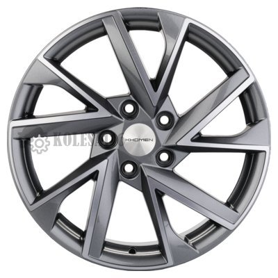 Khomen Wheels KHW1714 (CX-5/i40/X-Trail) Gray-FP 7x17/5x114.3 D67.1 ET45  