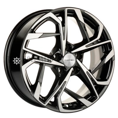 Khomen Wheels KHW1716 (Chery Tiggo 3/Tiggo 3 Pro) Black-FP 7x17/5x108 D60.1 ET45  