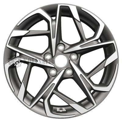 Khomen Wheels KHW1716 (CX-5/Seltos/Optima) Gray-FP 7x17/5x114.3 D67.1 ET50  