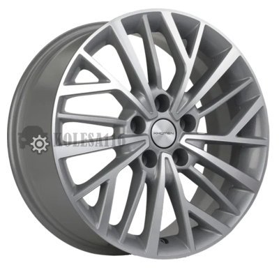 Khomen Wheels KHW1717 (Karoq/Octavia/Passat/Tiguan) F-Silver-FP 7x17/5x112 D57.1 ET43  