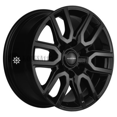 Khomen Wheels KHW1723 (Toyota LC Prado/Lexus GX) Black 8x17/6x139.7 D106.1 ET25  
