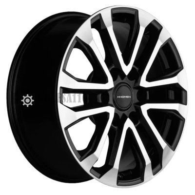 Khomen Wheels KHW1805 (L200) Black-FP 7.5x18/6x139.7 D67.1 ET38  