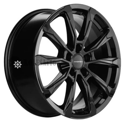 Khomen Wheels KHW1808 (Murano) Black 7.5x18/5x114.3 D66.1 ET50  