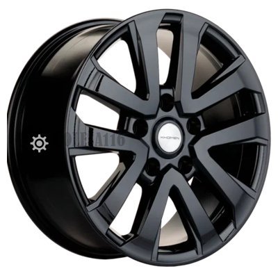 Khomen Wheels KHW2003 (LX570/LC100/LC200) Black 8.5x20/5x150 D110.1 ET58  
