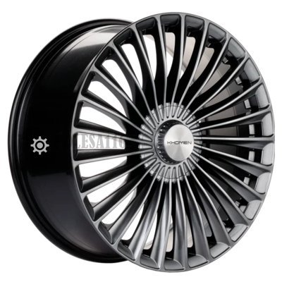 Khomen Wheels KHW2008 (Mercedes Front) Dark Chrome 8.5x20/5x112 D66.6 ET38  