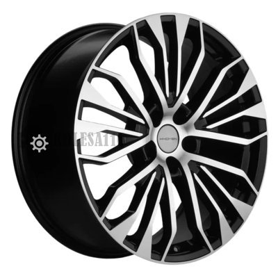 Khomen Wheels KHW2009 (Q8) Black-FP 8.5x20/5x112 D66.6 ET20  