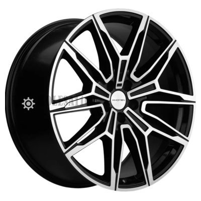 Khomen Wheels KHW2105 (X5/X6/X7 осн.) Black-FP 9.5x21/5x112 D66.6 ET37  
