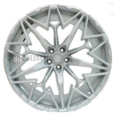 Khomen Wheels ZEUS 2202 (X5/X6/X7/Cullinan) Brilliant Silver 10x22/5x112 D66.6 ET30  
