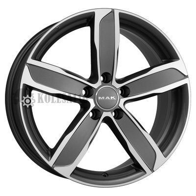 MAK Stadt W Gunmetal Mirror Face 7.5x16/5x112 D66.45 ET28  