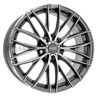 OZ Italia 150 Matt Dark Graphite Diamond Cut 8x17/5x112 D75 ET35  