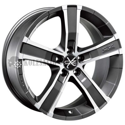 OZ Sahara 5 Matt Graphite Diamond Cut 8x18/5x114.3 D79 ET35  