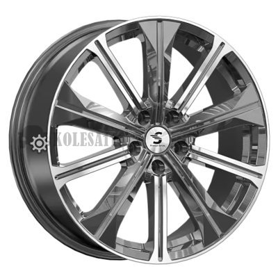 Premium Series КР013 (Haval Dargo) Diamond Gloss Graphite 7x19/5x114.3 D66.6 ET40  