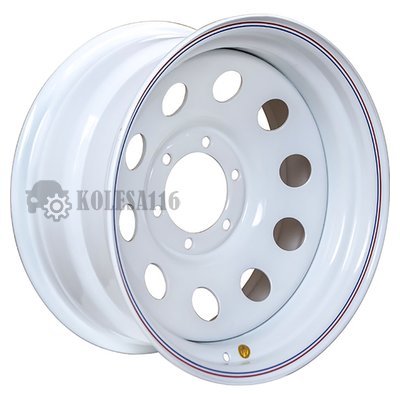 Off-Road Wheels Тойота Ниссан белый 8x15/6x139.7 D110 ET-19  