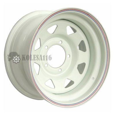 Off-Road Wheels УАЗ (треуг. мелкий) белый 7x15/5x139.7 D110 ET25  