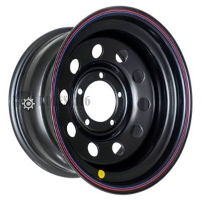 Off-Road Wheels УАЗ (треуг. мелкий) черный 7x16/5x139.7 D110 ET30  