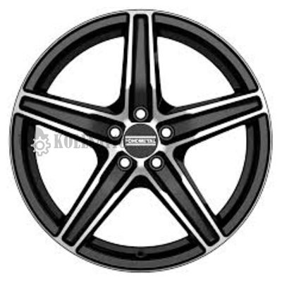 Fondmetal 8100 Gloss Black Machined 6.5x16/5x105 D56.5 ET38  