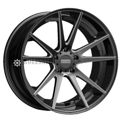 Fondmetal STC-10 Matt Titanium Milled 9x20/5x120 D74.1 ET45  