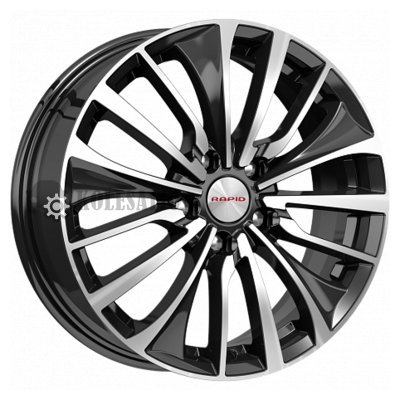 K&K Flanker-оригинал (КС751) Алмаз черный 6.5x17/4x100 D60.1 ET41  