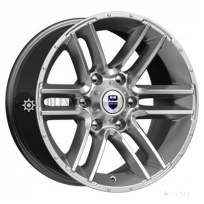 K&K Алгама (КС762) Дарк платинум 8x17/6x139.7 D106.1 ET0  