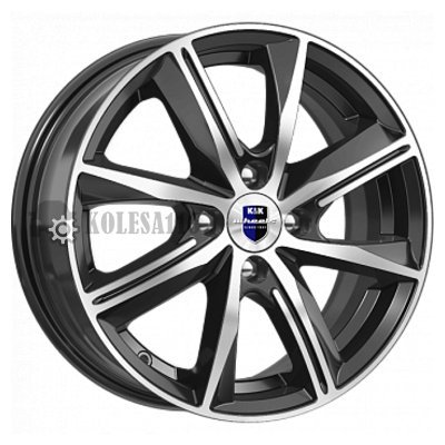 K&K Арнар-оригинал (КС896) Алмаз черный 7x17/5x114.3 D66.1 ET45  
